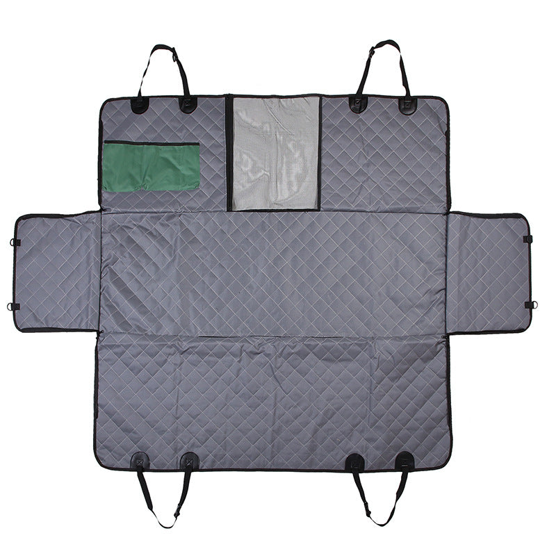 Extra Large Waterproof Dog Car Seat Cover with Safety Mesh Window