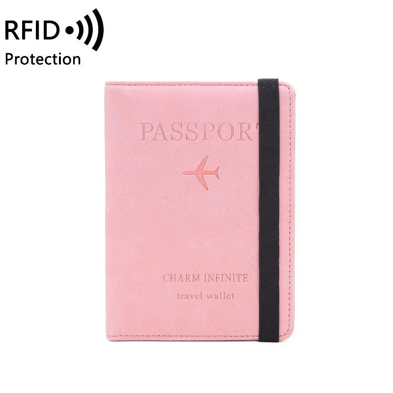 Unisex Passport Holder Pink