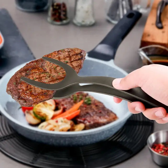 2-in-1 Spatula in use