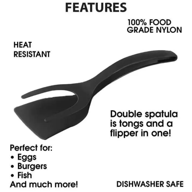 2-in-1 Spatula Features