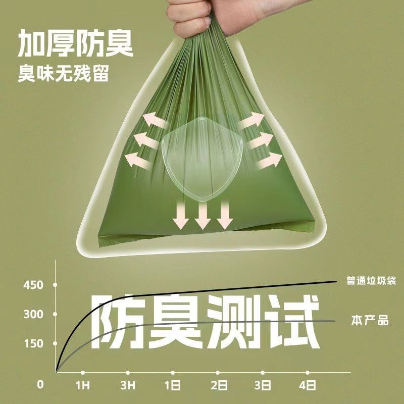 Dog Poop Waste Bag & Capsule, Leak Proof, Extra Thick, Fully Degradable