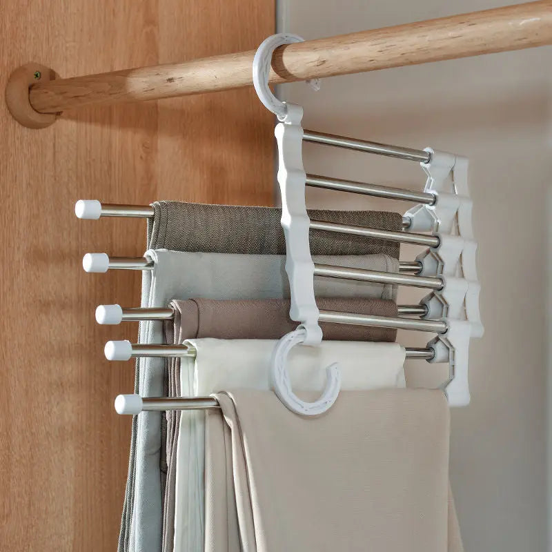 Multi-functional Pants Rack in use