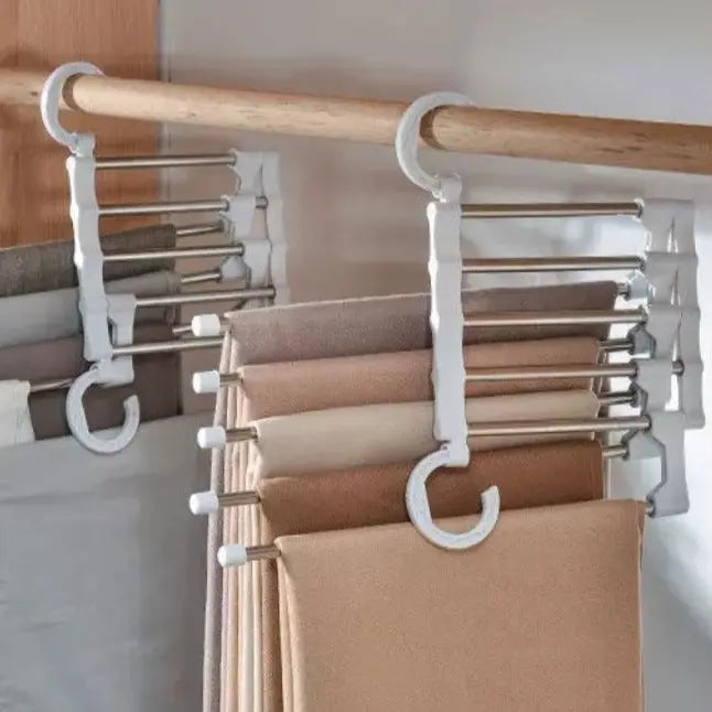 Multi-functional Pants Rack in use