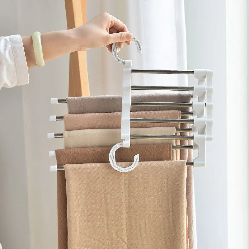 Multi-functional Pants Rack in use