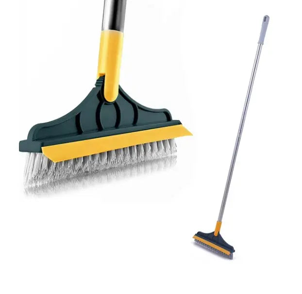 Corner Broom Scraper Yellow and Green